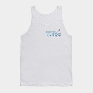 Geriatric Nurse Blue Tank Top